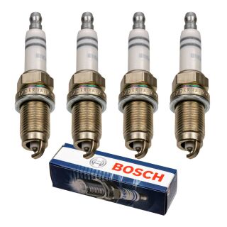 Zündkerzen BOSCH (4x) 1.2 1.4 TSI TFSI AUDI A1 A3 VW Golf 5+6 Touran Tiguan Ibiza Altea Fabia