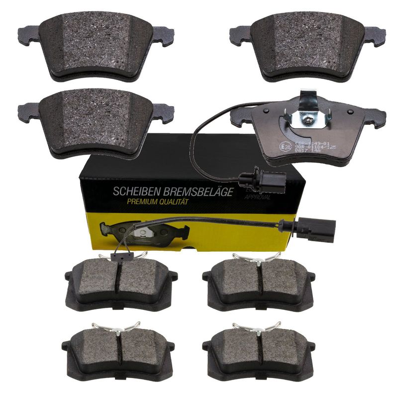 Brake Pads Front Rear Vw Sharan Seat Alhambra Up To 103kw From Buil 45 00