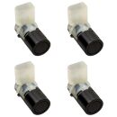 Parksensor PDC Einparkhilfe Set (4x) AUDI A6 (4B+4F) A8 (4E)