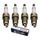 Zündkerzen Set BOSCH LPG CNG (4x) 2.0 AUDI A4 A6 VW Caddy III Golf 6 Touran