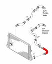 Ladeluftschlauch unten links am Kühler 1.9 2.0 TDI...