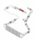 Ladeluftschlauch Turboschlauch rechts am Turbolader 2.5...