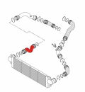 Ladeluftschlauch Turboschlauch unten rechts für 2.5...