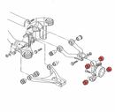 Lagerbuchse Radlagergehäuse hinten für AUDI A6...