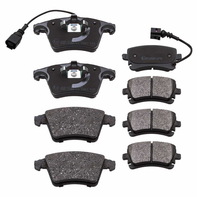 Brake Pads Front Rear Vw T5 Transporter Bus Multivan V 16 58 00