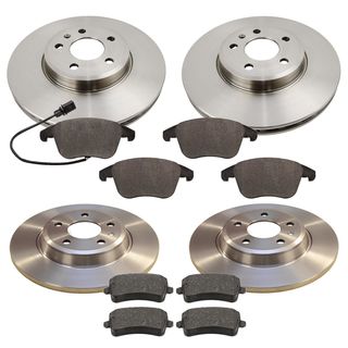 Audi A4 B8 2 0tdi S Line Brake Disc Drilled Grooved Brake Pads Front 314 Mm Ebay